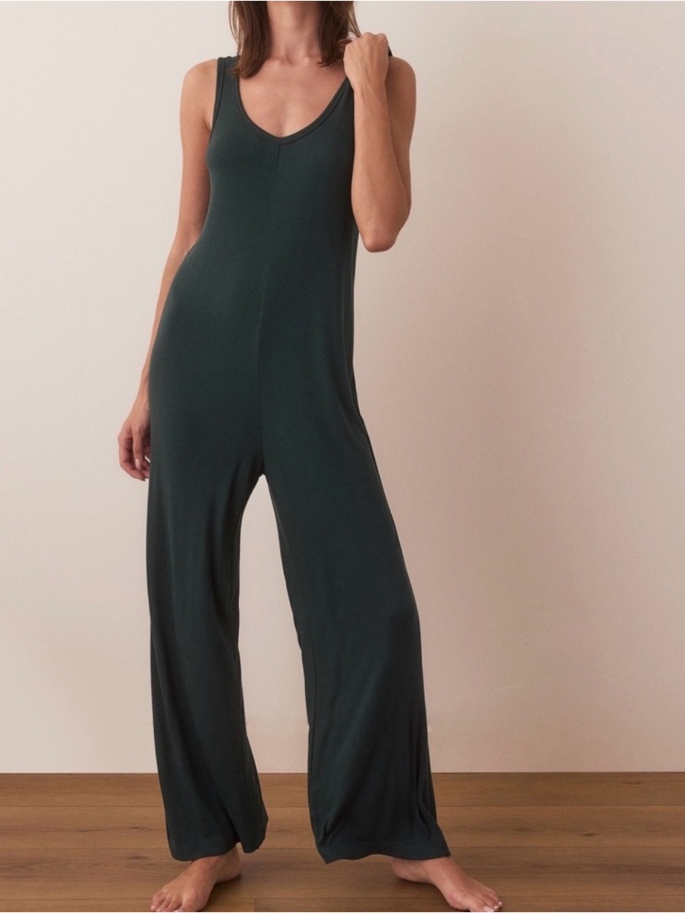 Marine Layer Lexi Rib Lounge Jumpsuit